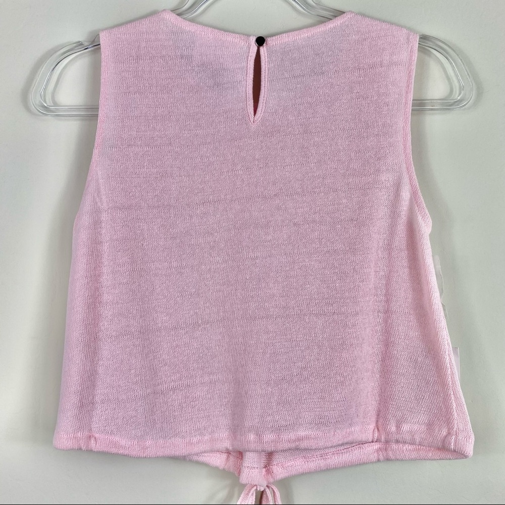 Callahan Sleeveless Draw String Crop Top - Picture 4 of 7